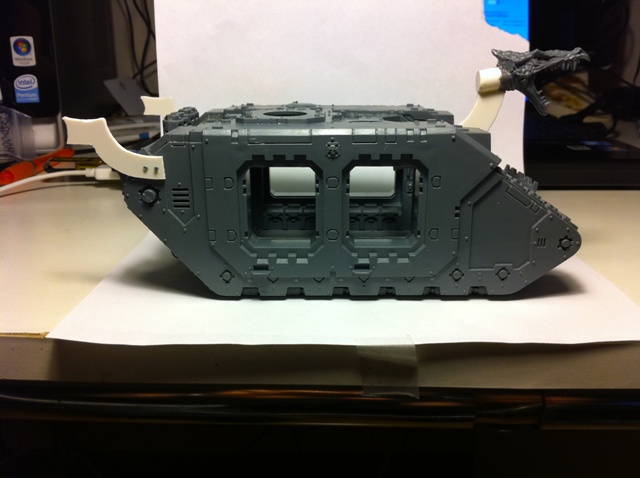 Land Raider in progress.jpg