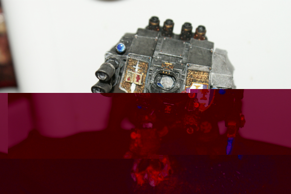 Bland brödsmulorna dyker en fult målad dread upp. Tyvärr hade den förra ägaren slaskat dit en eldar. Håller på att toucha upp dreaden och måste nog trots allt pilla bort eldaren för han har så ful whyyyyyyy-pose..